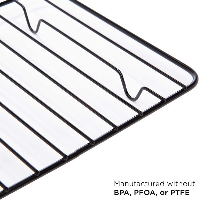 Ecolution Non-Stick Toaster Oven Bakeware Set, 4 Piece, Carbon Steel, Easy to Clean and Perfect for Single Servings, Copper