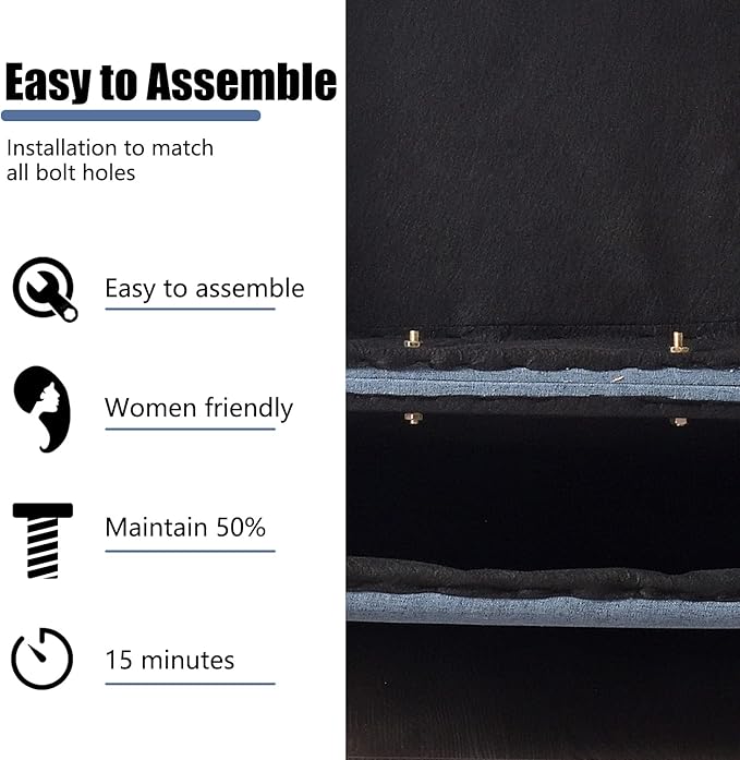 INZOY Mid Century Modern Chair with Wood Frame, Upholstered Armchair with Waist Cushion, Accent Chair for Living Room Bedroom Apartment, Easy Assembly, Blue