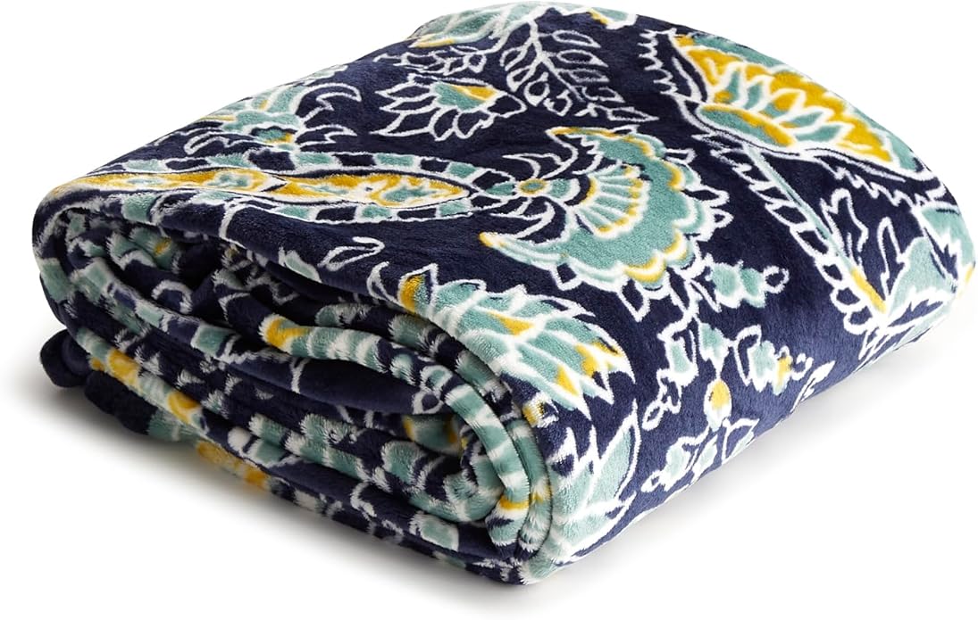 Vera Bradley Women's Fleece Plush Throw Blanket