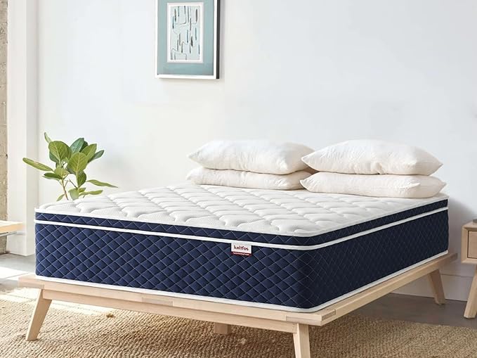 King Size Mattress 14 Inch, Medium Firm Targeted for Side & Back Sleepers, 4 Layer Gel Memory Foam Hybrid Mattress| Cooling Top for Pain Relief & Deep Sleep, Bed in a Box, 100 Night Trial