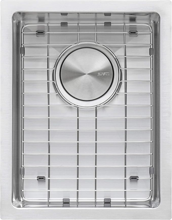 Ruvati 16 x 18 inch Undermount Bar Prep Tight Raduis 16 Gauge Kitchen Sink Stainless Steel Single Bowl - RVH7116