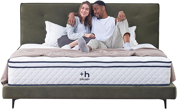 Plush Dream Full Mattress 12 Inch Hybrid Pocketed Springs - Mattress in a Box with Memory Foam, Soft Plush Feel, Motion Isolation, Multi-Zone Spinal Support