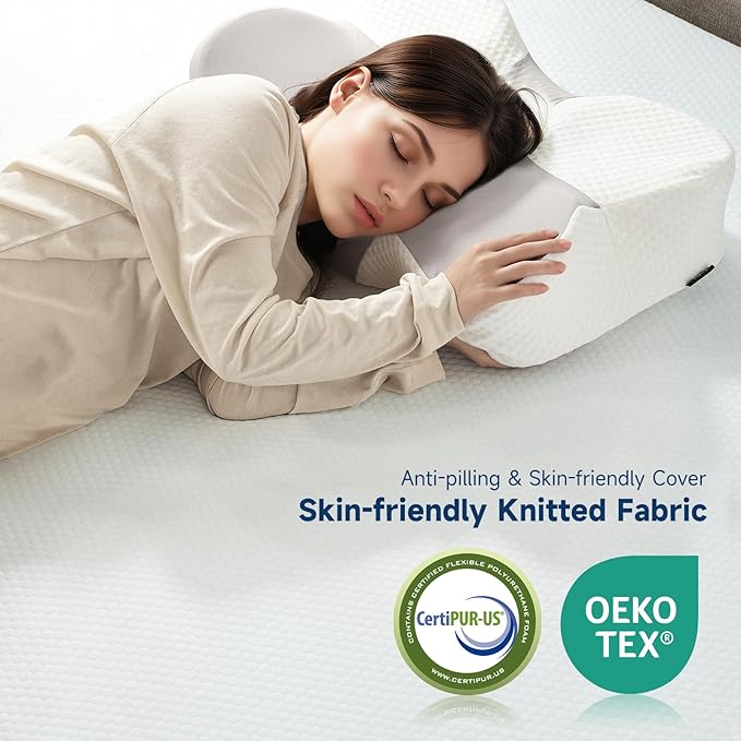 3 Inch Queen Memory Foam Mattress Topper, Cooling Gel Bed Topper with Premium Removable Skin-Friendly Non-Slip Cover, High Density Ventilated Mattress Pad CertiPUR-US & Oeko-Tex Certified, White