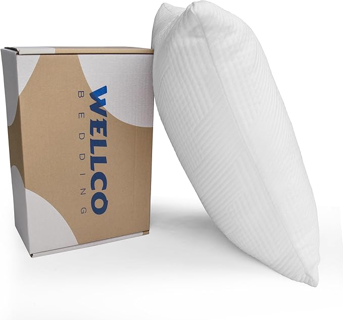 Medium Firm Pillow Standard Size 26 x 18 inch, Bed Pillow with Adjustable Insert and 1 Cooling Pillowcase, Not Only Provides Stronger Support But Aslo Comfortable