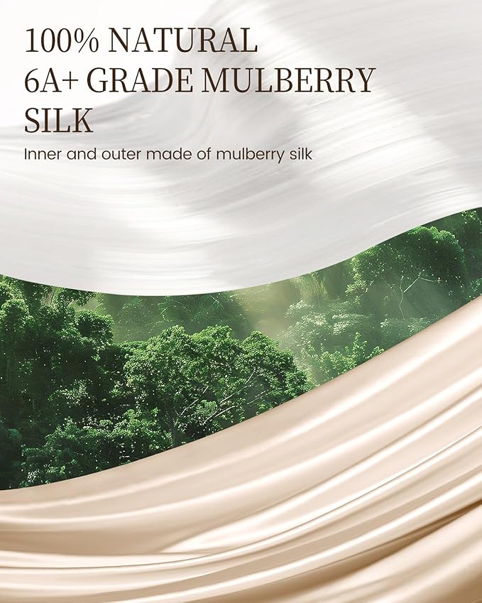 THXSILK Silk Blanket, 100% Mulberry Silk Cooling Throw, Soft and Lightweight Blanket for Bedroom, Sofa, Travel, All-Season (Champagne, Queen)