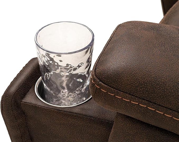 VivaLift! Radiance Power Recliner Lift Chair by PrideMobility, with 3 Heat Pads Heat System (Canyon Walnut, Medium with Curbside Delivery)