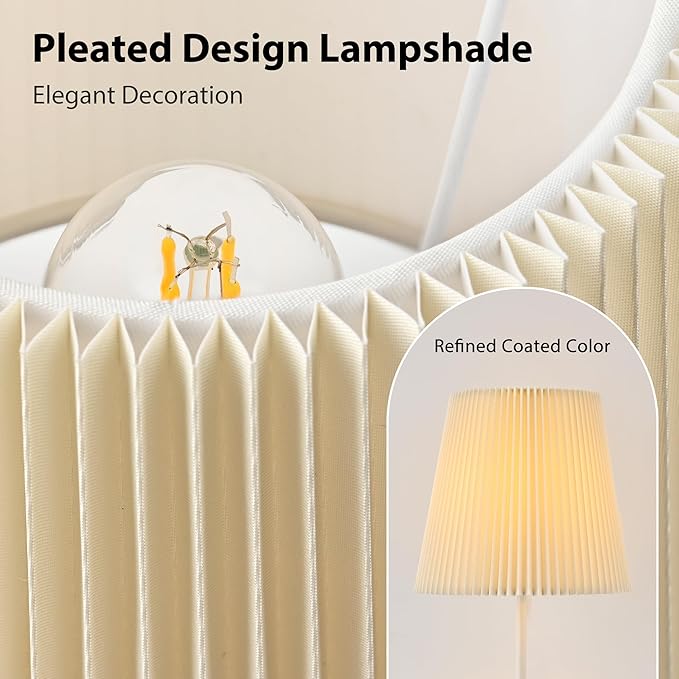 Cordless Table Lamp, 2700K Stepless Dimmable Wireless Touch Lamp with 2 Bulbs, 5200mAh Rechargeable Battery Operated Lamps for Living Room, Kitchen, Bedside, Dining Room, Bar(White)