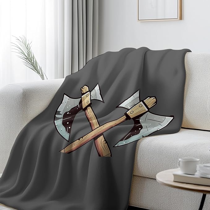 Birthday Gifts for Men, Grandpa Gifts for Fathers Day, Throw Blanket for Man 50"x 60", Gag Gifts for Men Dad Grandpa Who Wants Nothing, Man Blanket