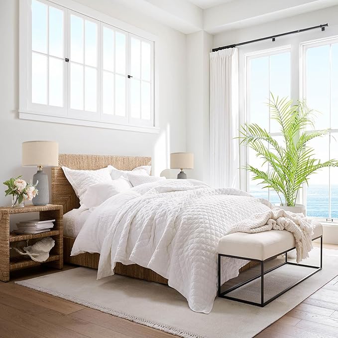 Earth Brown Ceramic Table Lamp Set of 2 Tall 22in Lamps for Living Room End Table Bedroom Farmhouse Rustic Lamp Set Bedside Nightstand Lamps Set of Two Side Table Lamps, 22IN