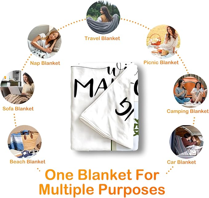 Mahjong Throw Blanket for Girls Women,Gifts for Women Mahiong Players Lovers,Mah Jong Blanket for Office Couch Bed Girl Dorm Bedroom Living Room,50x60 Inches