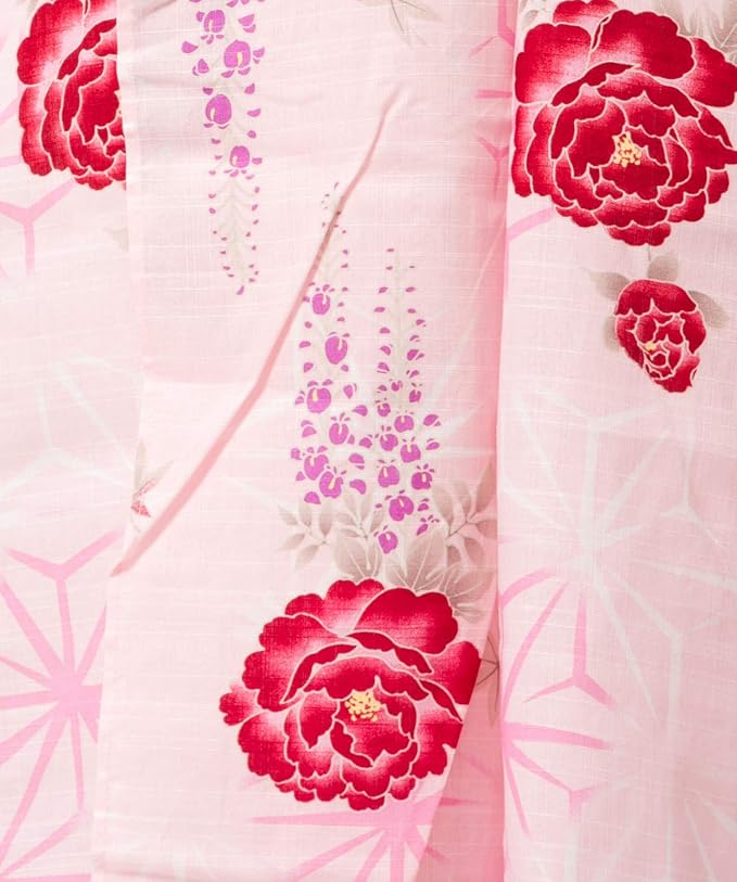 Kimura Jitsugyo Women's Kyoto Traditional Easy Wearing Kawaii Yukata Robe(Japanese Casual Kimono) Set 2