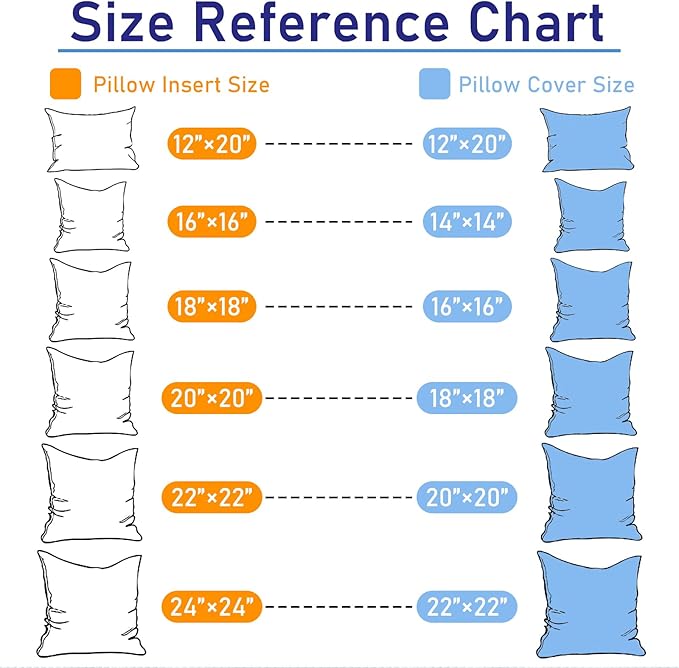 Pack of 4 12x20 Outdoor Pillow Inserts, Water Resistant Throw Pillow Inserts, Outdoor Lumbar Pillow for Patio, Furniture, Sofa, Bed, Living Room, Garden Decorative Waterproof Pillow Inserts