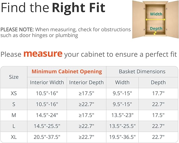 Expandable Pull Out Drawers for Cabinets, Kitchen Cabinet Slide Out Shelves, Adjustable Roll Out Drawers, Stainless Steel, Medium 1 Pack, (14.5"-24") Width x 17.5" Depth