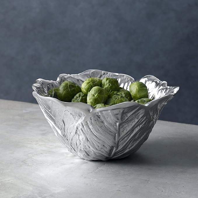Beatriz Ball Small Garden Cabbage Bowl, Metallic