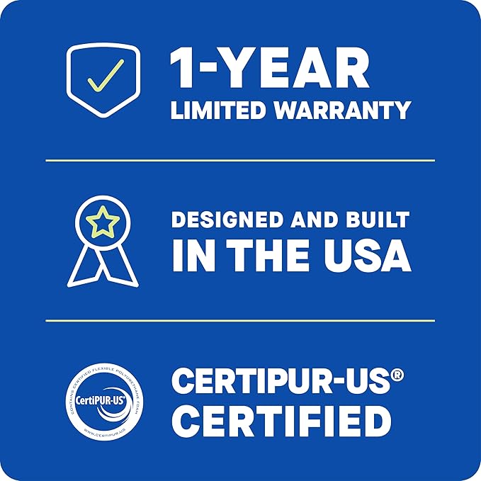 Sealy Dreamlife 2” Gel Memory Foam California King Mattress Topper with Cooling Cover, SealyComfort Gel Foam, SealyCool Stretch Knit Cover with Corner Straps