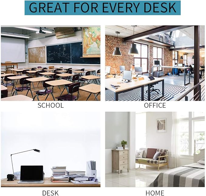 Vlando Office Desk Organizer Leather Desktop Organizer Caddy with Drawer for Storing Desktop Supplies and Accessories (Black)