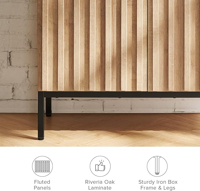 mopio Norwin 4 Piece Entertainment Center with Storage, 70" TV Stand, Industrial Modern Television Accent Cabinet, Wood Media Console Table with 3-Tier Shelf Bookcase (Oak 3-Tier Set TV Stand)