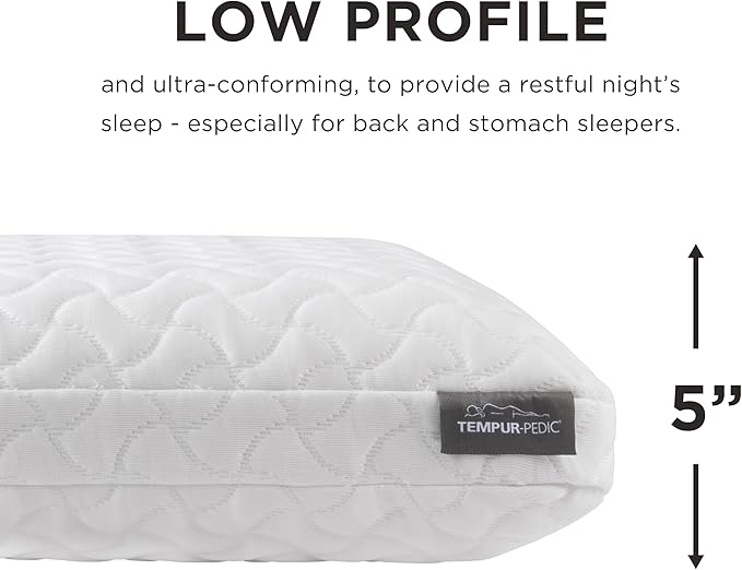 Tempur-Pedic TEMPUR-Cloud Pillow for Sleeping, Standard, White