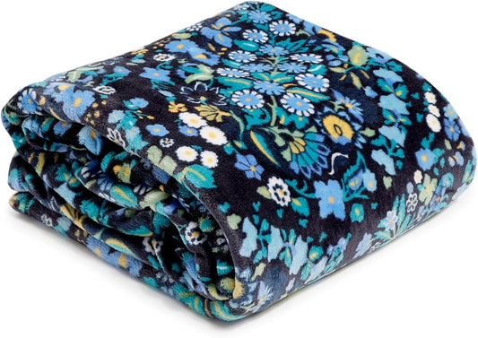 Vera Bradley Women's Fleece Plush Throw Blanket