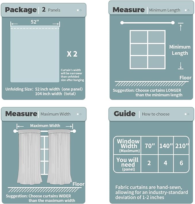 BGment 78 Inch Blackout Curtains with Black Liner for Bedroom, 100% Blackout Thermal Insulated Light Blocking Double Layer Rod Pocket Back Tab Curtains, 2 Wndow Panels, Each 52 x 78 Inch, Frosty Green