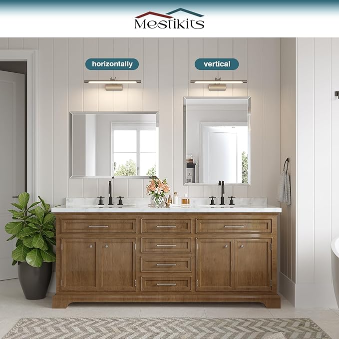 Bathroom Mirrors for Wall Beveled, 30"x36" Frameless Bathroom Vanity Mirror, Wall Mount Mirror for Bedroom Entryway Living Room Hangs Horizontally or Vertically