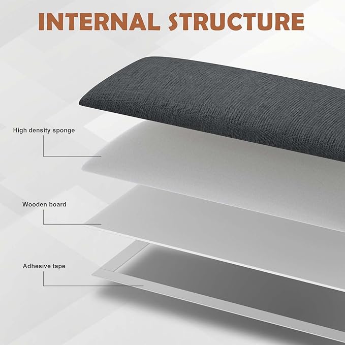 IFNOW Upholstered Wall Mounted Headboard, 3D Soundproof Wall Panels Peel and Stick for Queen Size, Reusable and Removable Tufted Bed Headboard in Black (9 Panels, 10" x 24")