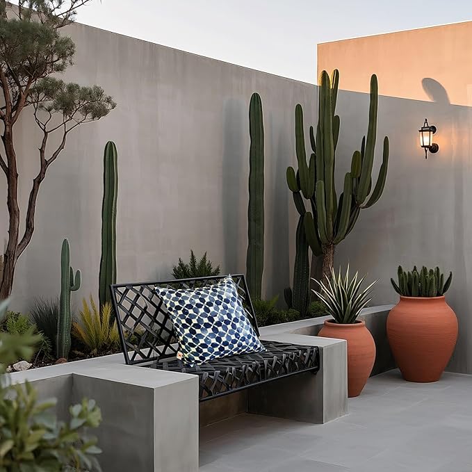 Outdoor/Indoor Throw Pillows, Pack of 2 Waterproof Decorative Throw Pillows with Inserts, 18”x18” Square Pillows for Bed, Couch, Sofa and Patio Furniture