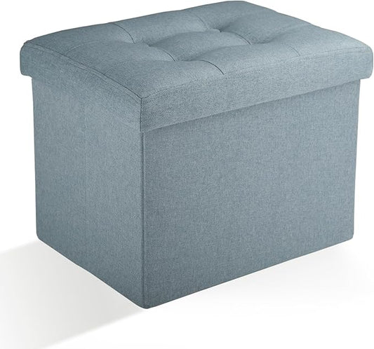 Ottoman Storage Ottoman Foot Rest Stool Foldable Bench with Storage Student Dormitory Bedroom and Entryway 17 X 13 X 13