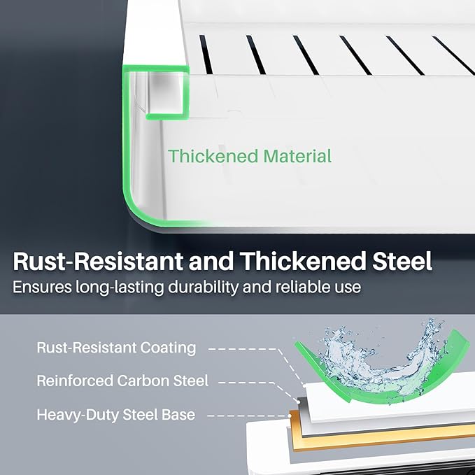 2 Packs Pull out Cabinet Organizer, Expandable(12"-20") Heavy Duty Slide out Drawers Fixed with Adhesive Nano Film for Pots, Roll out Shelf Storage for Kitchen Base Cabinet Organization