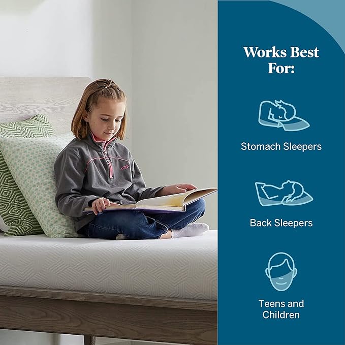 Lucid 6 Inch Memory Foam Mattress - Firm Feel - Gel Infusion - Memory Foam Infused with Bamboo Charcoal - Breathable - CertiPur Certified - Twin XL