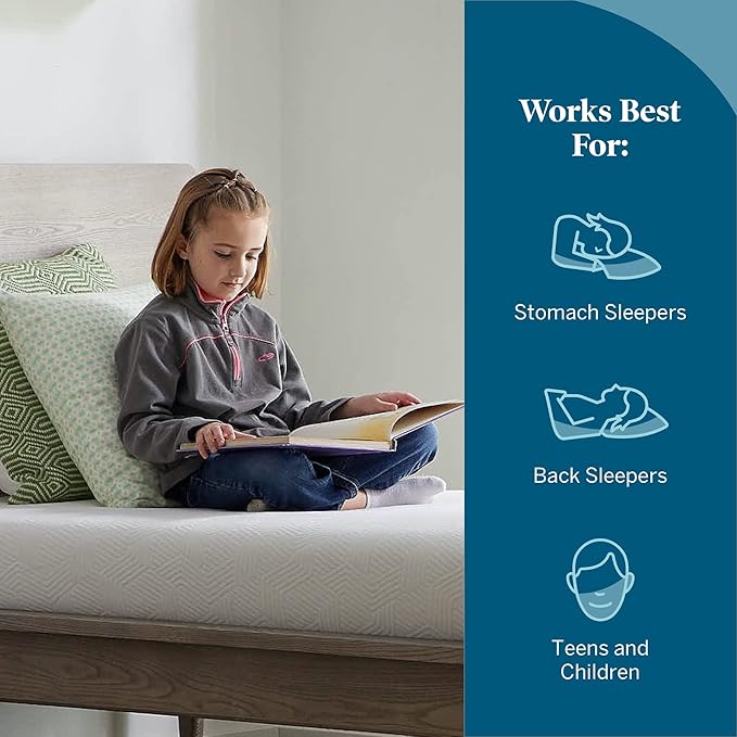 Lucid 6 Inch Memory Foam Mattress - Firm Feel - Gel Infusion - Memory Foam Infused with Bamboo Charcoal - Breathable - CertiPur Certified - Twin