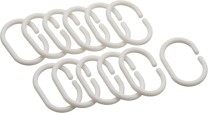 Amazon Basics Bathroom Shower Curtain, Water Resistant Fabric with Grommets & Hooks, Machine Washable, 72"x72", Light Brown, Beige