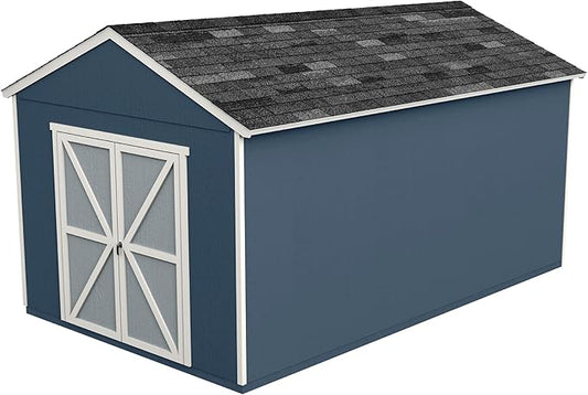 Handy Home Products Rookwood 10x16 Do-It-Yourself Wooden Storage Shed- Does not Include Floor kit, Paint, or Roofing Shingles