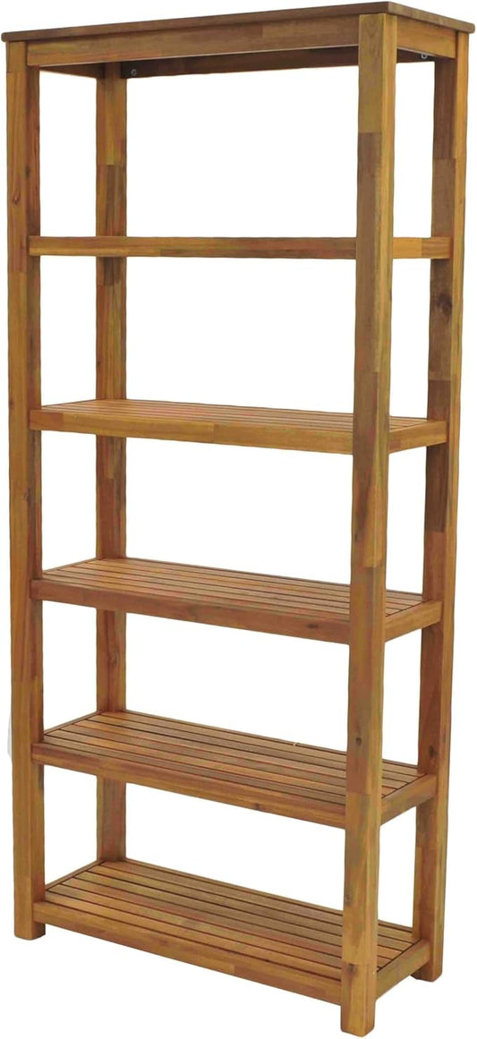 New Pacific Direct Tiburon Book Shelf Furniture, Amber