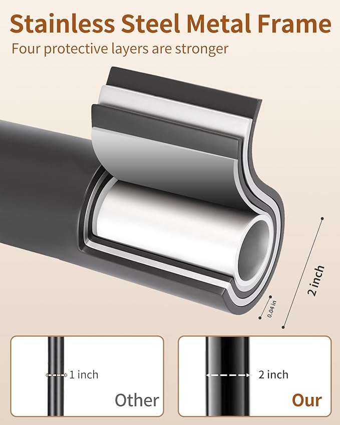 Metal Coat Rack with Natural Marble Base, Coat Rack Stand with 12 Hooks & Umbrella Holder, Black Modern Freestanging Coat Racks, Coat Jacket Hanger Tree Stand for Corner Entryway Office