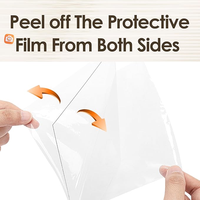 FIXSMITH 8x10 Picture Frame Set of 2, Photo Frame with HD Plexiglass, Display Pictures 5x7 with Mat or 8x10 Without Mat Multi Picture Frames Collage for Tabletop or Wall Display, Natural