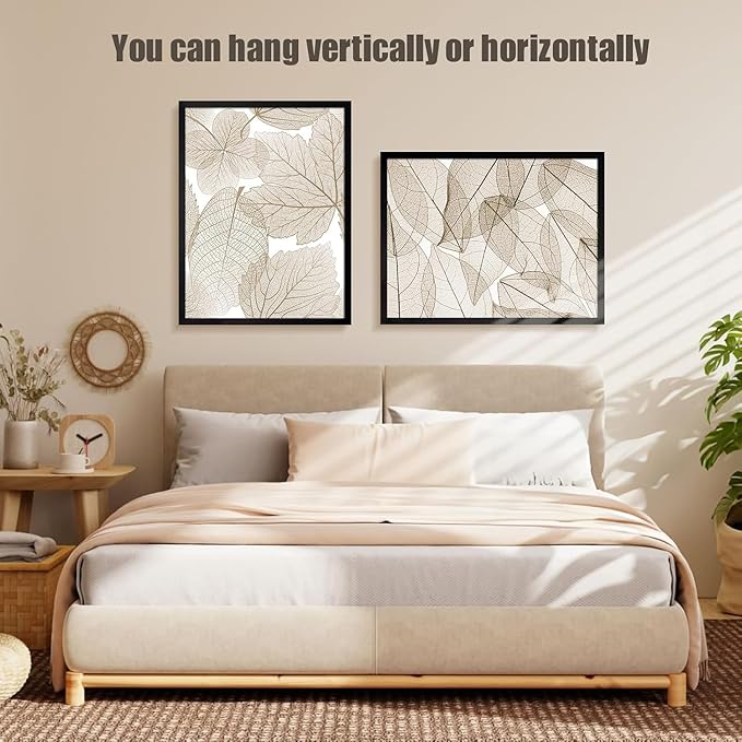 Egofine 18x24 Solid Wood Picture Frame, Made of Solid Wood Covered by Plexiglass 16x20 with Mat 18x24 without Mat, Poster Frame for Wall Mounting Photo Frame Vertically or Horizontally, Black