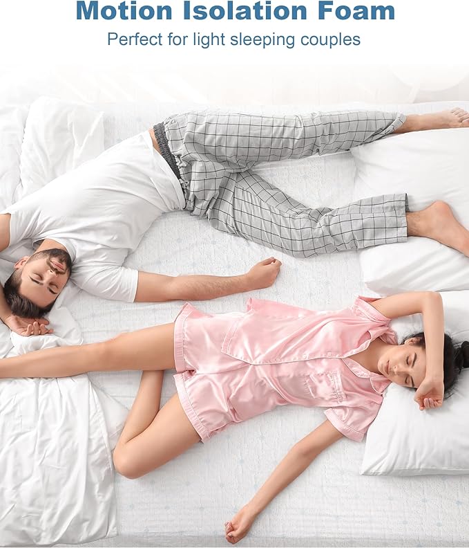 Ferlizer 3" [Queen] Firm Memory Foam Mattress Topper with Ultra Soft Cover & Corner Straps, CertiPUR-US Certified