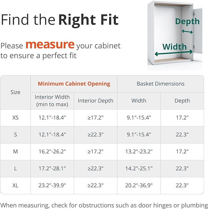 Expandable Pull Out Drawer Cabinet Organizers, Heavy Duty Slide Out Storage Shelf for Home Kitchen Pantry Cupboard Pots Pans, Adjustable Width from 23.2"~39.9", Stainless Steel 1 Pack