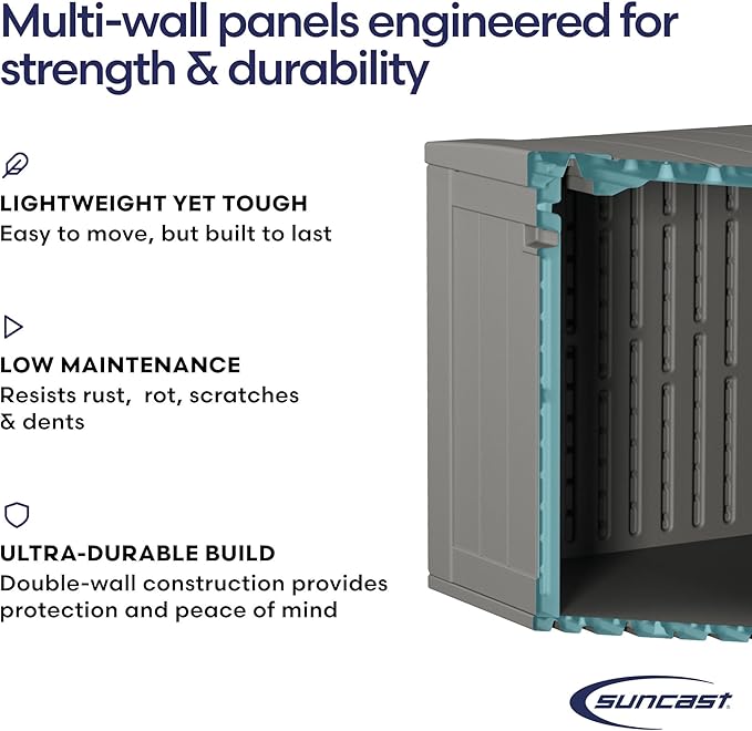 Suncast 80 GAL. LARGE DECK BOX