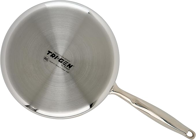 WINCO Tri-Ply Sauce Pan, Silver