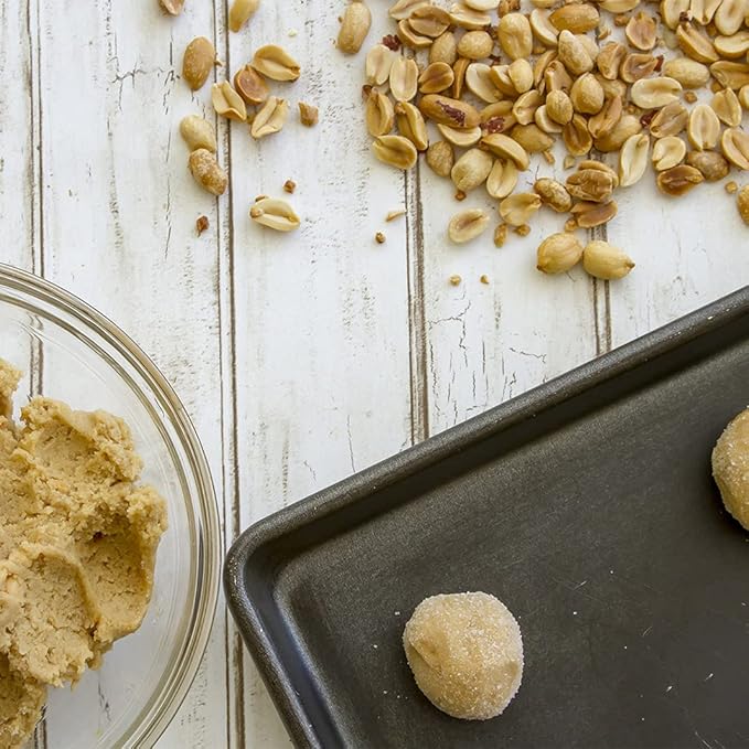 12.7-Inch Nonstick Baking Sheets & Cookie Trays for Oven, 2-Pack PFOA Free Baking Pans Set (Black)