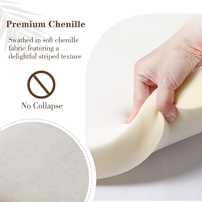 Chifee & Vingol 25.2 "W Chenille Armless Swivel Accent Chair Modern Upholstered Sofa Chair Set of 2 with Pillow, Beige