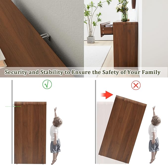 Fluted 6 Drawers Dresser for Bedroom, 53" Wide Mid Century Modern Chest of Drawers with Curved Profile Design, Large Wood Double Dresser for Living Room (Walnut)