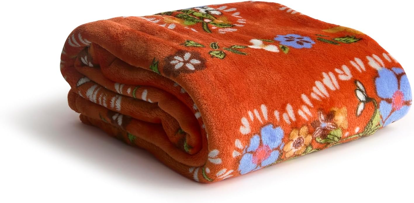 Vera Bradley Women's Fleece Plush Throw Blanket