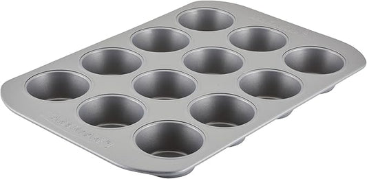 Farberware 12-c. Nonstick Nonstick Bakeware Muffin Pan, Gray