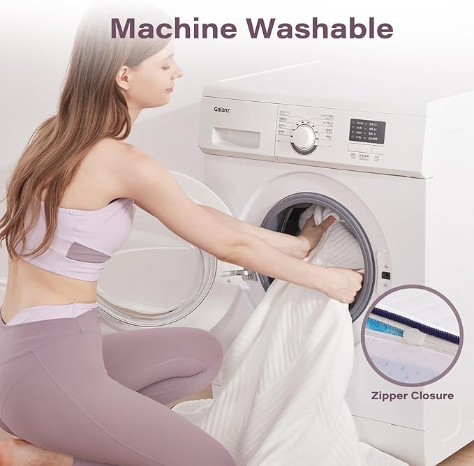 3 Inch Memory Foam Mattress Topper Queen with Removable Soft Cover Ventilated Breathable Cooling Mattress Pad Portable Bed Topper for Back Pain, CertiPUR-US Certified