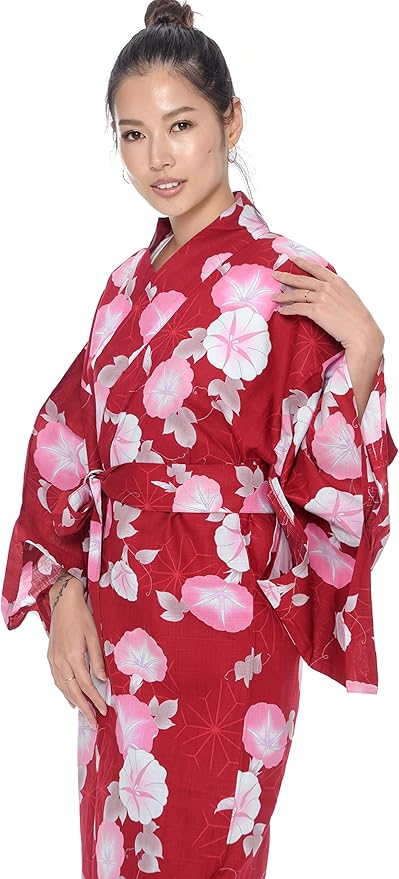 Kimura Jitsugyo Women's Kyoto Traditional Easy Wearing Kawaii Yukata Robe(Japanese Casual Kimono) Set 2