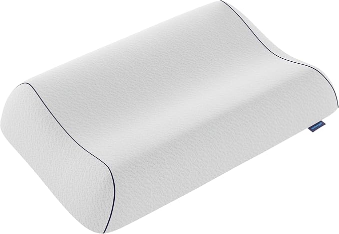 Technogel Anatomic Cooling Gel Pillow – Cervical Spine Support with 2 Heights for Neck & Shoulder Pain Relief, Odorless Memory Foam Base, Cool Sleep for Side & Back Sleepers, Washable Ventilated Cover