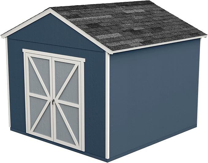 Handy Home Products Rookwood 10x10 Do-It-Yourself Wooden Storage Shed- Does not Include Floor kit, Paint, or Roofing Shingles